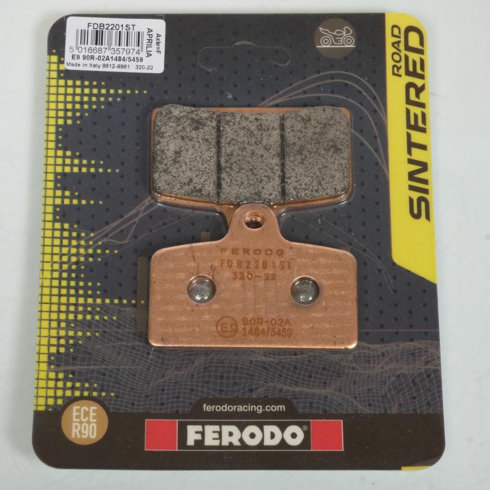 Plaquette de frein Ferodo AV à haute friction organique pour Aprilia RS4 50cc 2T