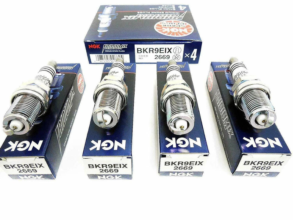 Set of 4 for Honda Acura for Dodge NGK Iridium NGK Spark Plug BKR9EIX 2669 New