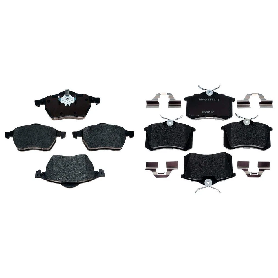 Pastillas de freno metálicas delanteras y traseras R-Line 1998 1997 1996 Foto 4 de 4