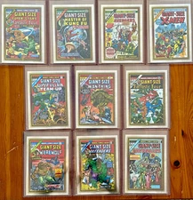 2024 Topps Chrome Marvel Giant-Size 50th Oversized  Full Set (10) MGG# Toploaded