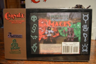 Holistic Design #902 CARNAGE Miniatures HERPTAR And BRIGANDISH MAGES (Sealed)