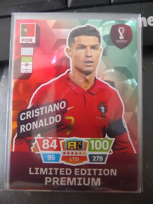 PANINI ADRENALYN XL WM 2022 QATAR  LIMITED EDITION  PREMIUM - RONALDO - TOP