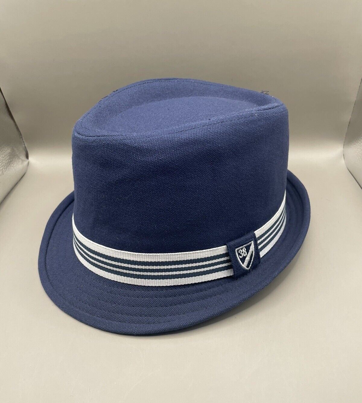 Cremieux Fedora Hat M Mens Sz Small/Medium Blue Outdoor Casual-image