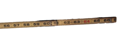 VTG 99" Craftsman WOOD FOLDING EXTENSION RULER USA Metal 3931 - Picture 3 of 6
