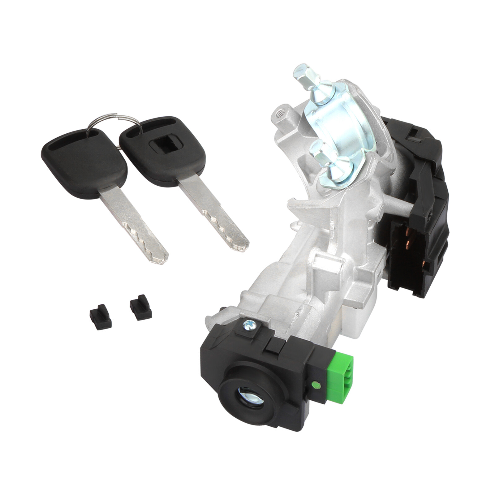 Automotive Replacement Ignition Lock Cylinders Ignition Switch Cylinder & Door Locks W/ 2 Keys For Honda Civic 03-05, 48 Chip E Car Ignition Switch - Foto 6