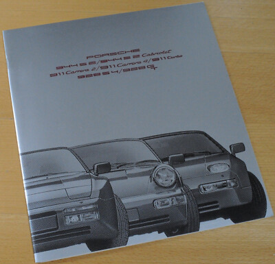 1991 Porsche Sales Brochure - 911 (964) C2 & C4, Turbo (3.3l)/928 S4 & GT/944 S2