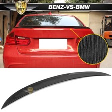 Fits 12-20 Bmw 3-series F30 F80 P Style Trunk Spoiler Carbon Fiber