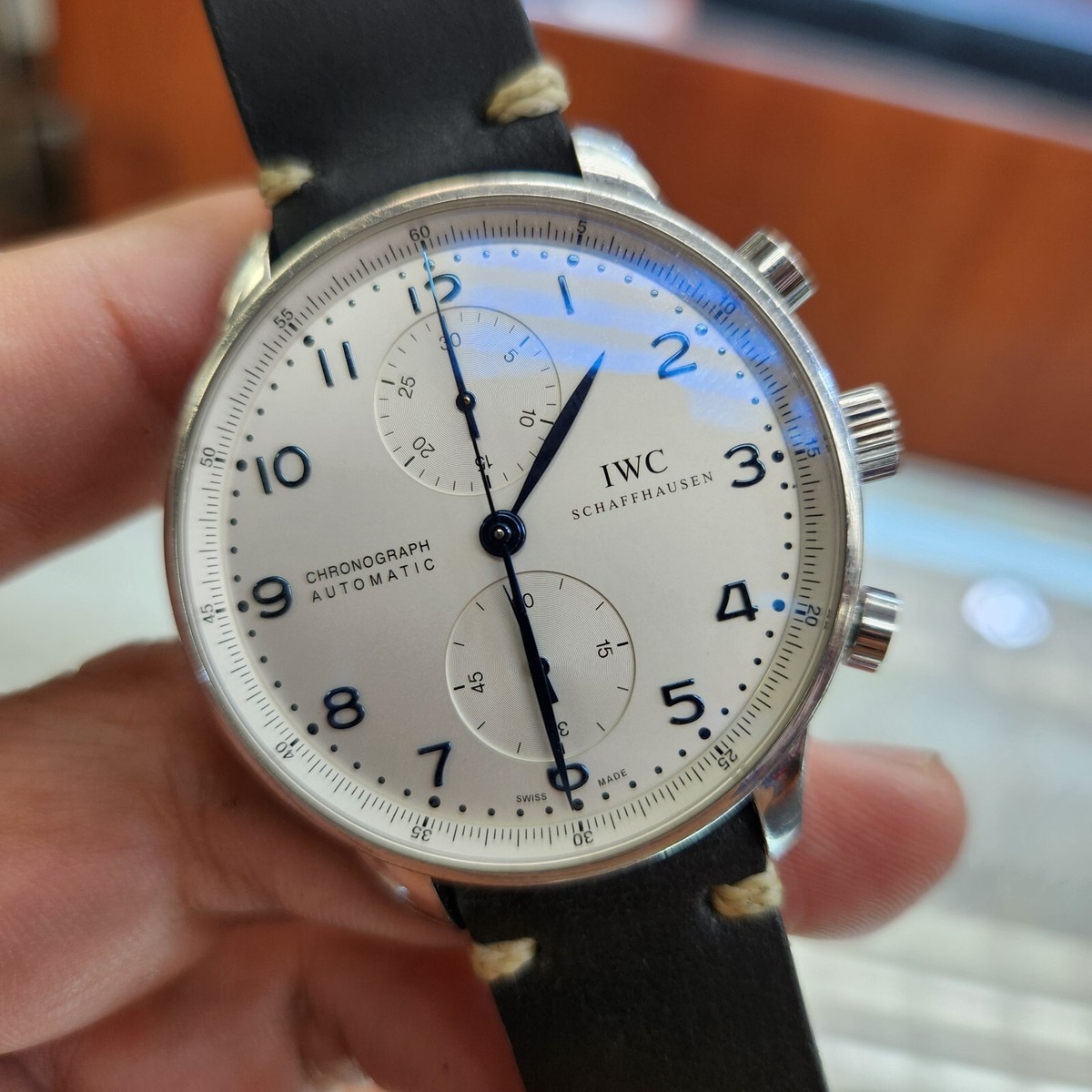 IWC Portugieser Silver Men's Watch IW371446 for sale online