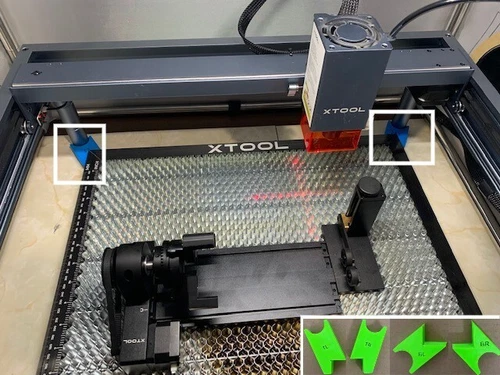 XTool D1 Pro Waben-Ausrichtwerkzeug-Set (4-teilig)