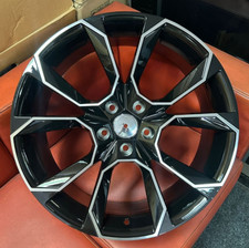19" SKODA VRS STYLE ALLOY WHEELS TO FIT SKODA OCTAVIA SUPERB SEAT LEON BLACK POL