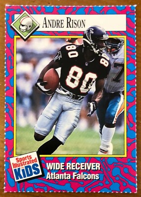 ANDRE RISON, RARE {1993} SPORTS ILLUSTRATED FOR KIDS CARD, FOOTBALL ...