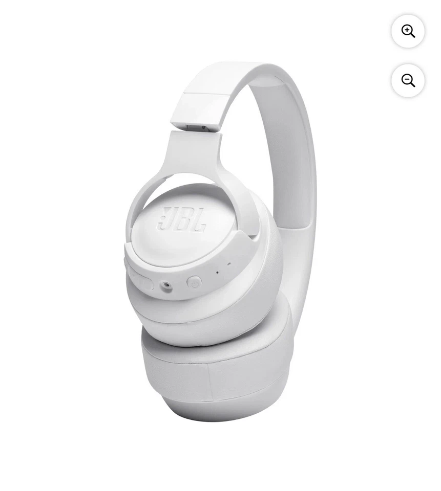 New! JBL TUNE 710BT Wireless Pure Bass Bluetooth Over-Ear Headphones 50Hrs White - Image 4 of 4