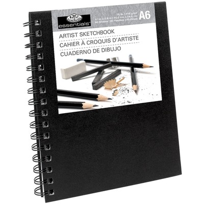 Spiral Hardcover Sketchbook 4.1''X5.8''