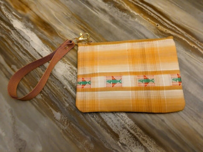 New Western Phoenix Pouch Clutch Wristlet Rust wallet envelope cosmetics bag