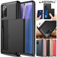 For-Samsung Galaxy S20 FE 5G UW Shockproof Card Slot Holder Wallet Case Cover