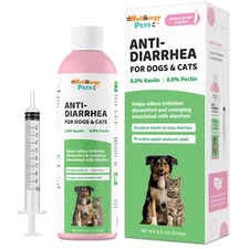 Anti-Diarrhea for Dogs & Cats, Medication with Pectin and Kaolin (8 OZ)(Syringe)