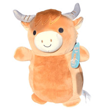Squishmallow Hug Mees Wilfred Highland Cow Brown 14" 2023 NWT