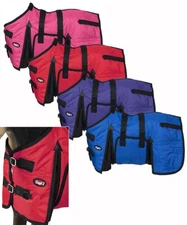 Miniature Winter Stable Blanket - BellyWrap - 600D-250 Grams-36" to 51"-4 Colors