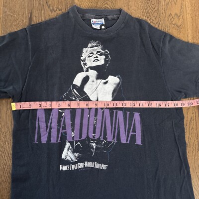 Vintage Madonna “ Who's That Girl World Tour 1987” Size Large T