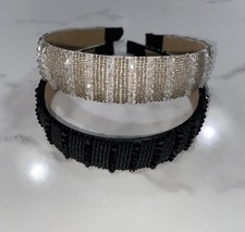 Beaded headband set of 2