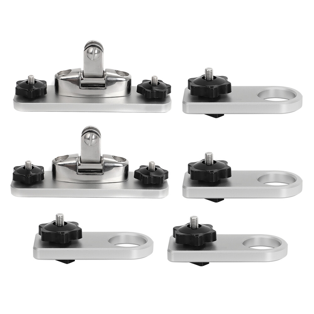 6X For Brocraft Lund Sport Track Bimini Top Mount / Lund Boat Bimini Top Bracket