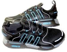 Adidas Originals Men's NMD_V3 HQ6637 Running Shoes Black Pulse Blue Size 10.5