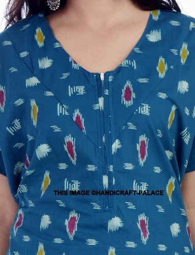 Ladies Women Nightwear Printed 100% Cotton Short Sleeve Long Nightdress Maxi - Picture 31 of 31