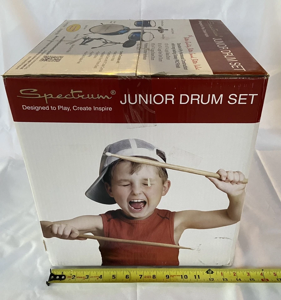 Juego de batería Spectrum “Electric Blue” Junior para edades 4+ niños niñas Foto 3 de 4