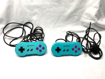 2 Hyperkin ''Scout'' Premium Controllers for Nintendo SNES Super NES - Hyper Beach