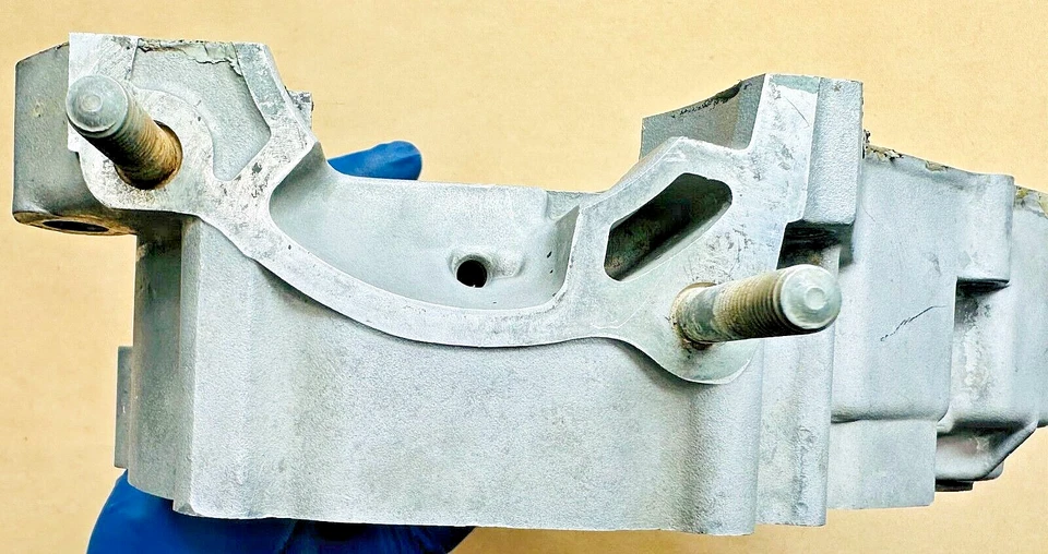 Kawasaki KX 80 1989 lado izquierdo cárter motor 14001-5254 motor KX80 89 MITAD Foto 4 de 4