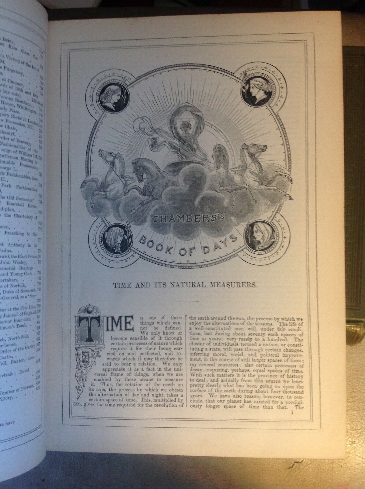 CHAMBERS BOOK OF DAYS MID 19TH CENTURY TWO HARD BACK VOLS. Świetne oferty