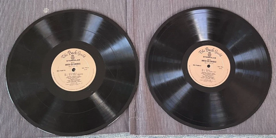 Gluck Orfeo ed Euridice Opera Forrester Stich Randall Steffeck Mackerras 2 LP Foto 4 de 4
