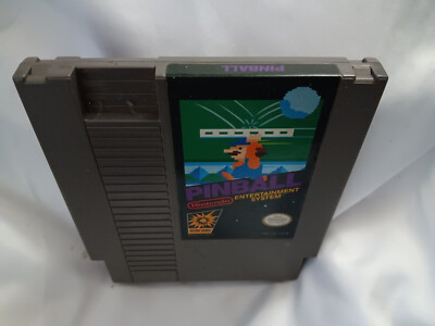 Pinball (NES, Nintendo, 1985) Original Nintendo video game