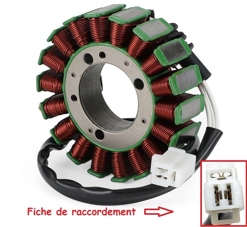 Alternateur stator YZF R1 bobinage cuivre haute conductivité pour modèles 1998 à 2001