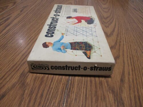 RARO PARKER BROTHERS CONSTRUCT-O-STRAWS NO. 114 JUGUETES DE CONSTRUCCIÓN 1964 - Imagen 3 de 7