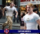 NEW Captain America SSR Shield Cotton Tee Cosplay T-shirt S-2XL