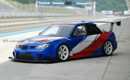 For Subaru Impreza 9 Gen GDB F VTXC Style Fiber Glass Wide Side Skirt Extension - Foto 2 di 11
