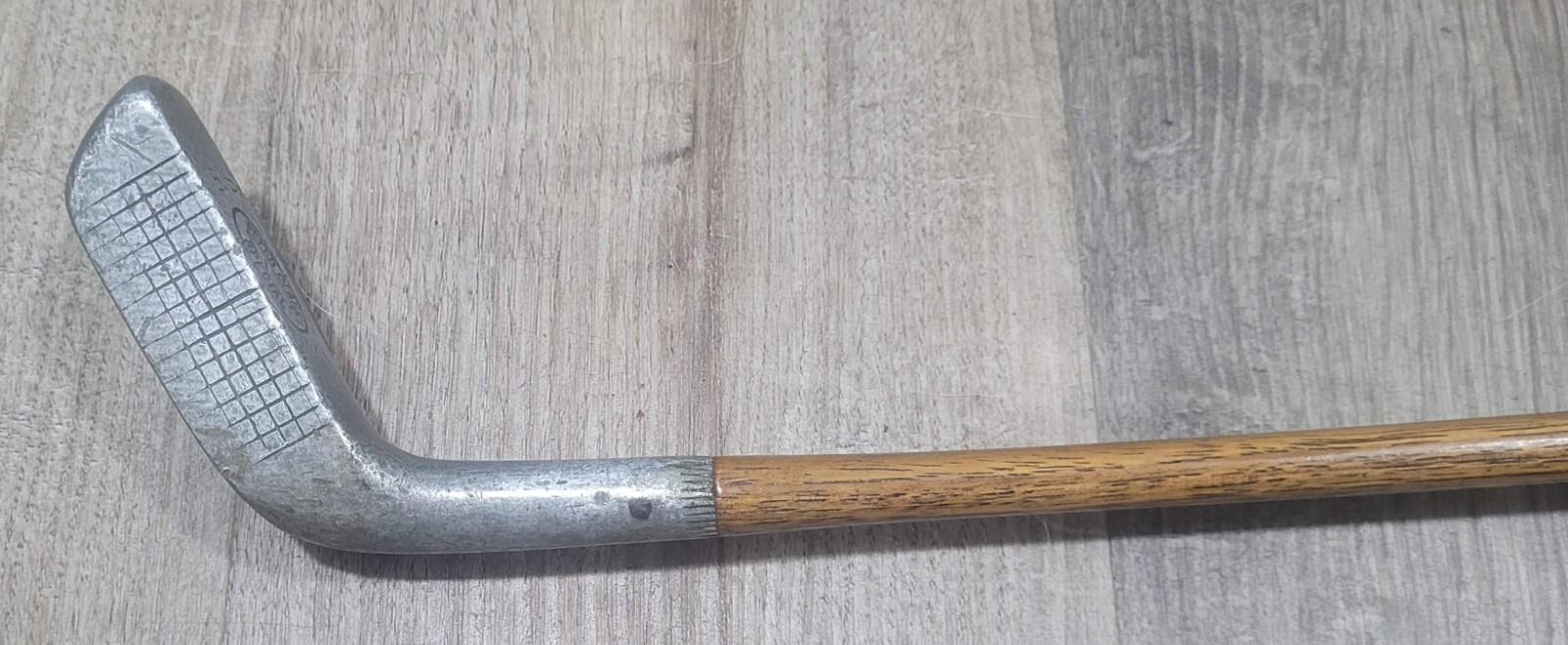 Antique Vintage Peter Clark Westchester Hills NY. Hickory Wood Shaft Golf Putter