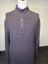 Vintage Polo Jeans Co. Ralph Lauren Button Brown Sweater   Men  s XXL