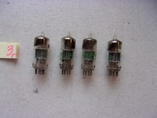 LOT OF 4 NEW NO BOX SYLVANIA ELECTRONIC TUBE 6J6 332