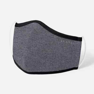 Antibacterial Reusable Face masks -5 Pack - (Charcoal Gray) - NEW