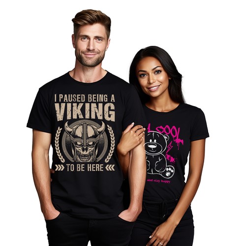 I Pause Being A Viking To Be Here - Camiseta Divertida Calavera Vikinga, 100% Algodón, Sin - Imagen 9 de 38