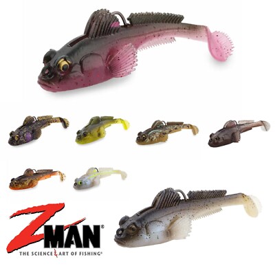 Z-Man Gobius 3'' Goby Grundel Gummifisch Köder Barsch Zander Hecht Raubfischköder