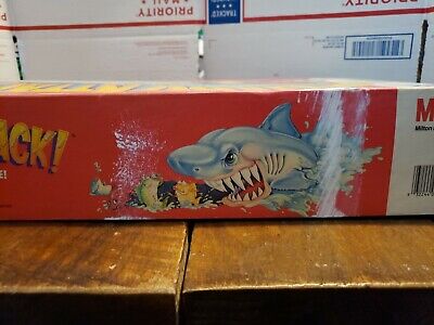 SHARK ATTACK! 1988 Motorized Board Game Works!