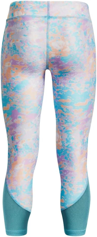 Under Armour Youth Girls Size Large YLG HeatGear Printed Ankle Crop Legging 2151 - Image 2 of 4