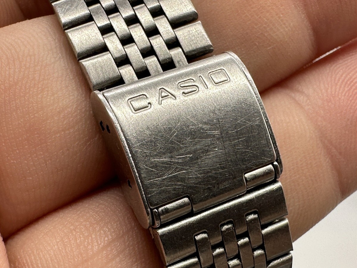 ⭐️ Vintage CASIO H101 MARLIN 80's DIGITAL WATCH 106 Stainless