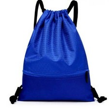 Drawstring Backpack Waterproof Gym Sports Travel Bag Lightweight Foldable