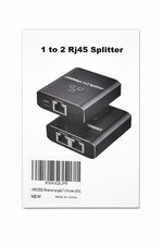 RJ45 Gigabit Ethernet Splitter 1000Mbps LAN Network Internet 1 to 2 Adapter lot