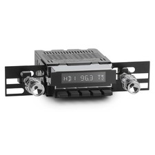 1965-67 Dodge Coronet Redondo Rs Radio Retrosound Aux Am Fm Black