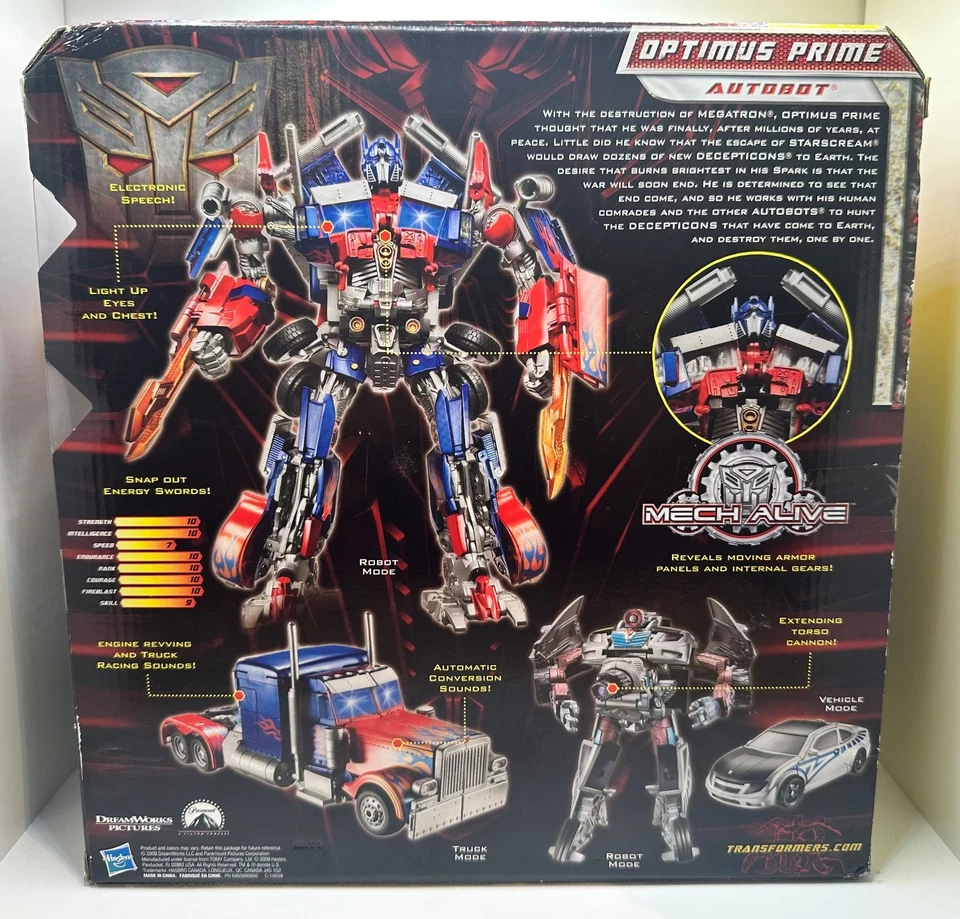 Transformers Revenge of the Fallen - Leader Class OPTIMUS PRIME w CAMSHAFT - NEW - Image 2 of 4